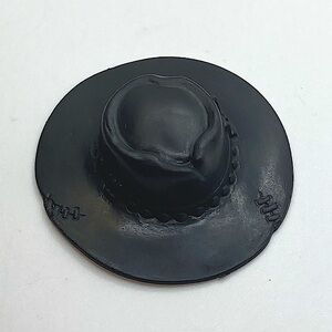 Vtg 80s Mattel Filmation Marshal Bravestarr Tex Hex Black Cowboy Hat Accesory